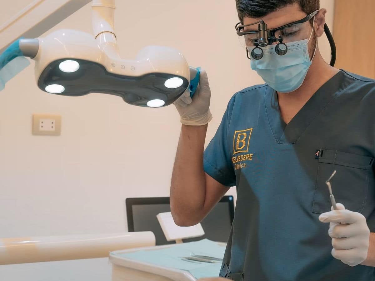 Experienced dentist preparing for gentle treatment